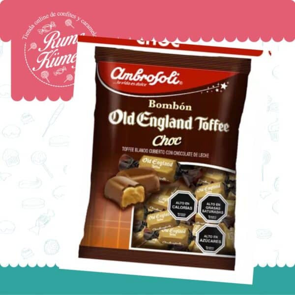 Old England Toffee Choc - Bombones De Carozzi(bolsa Con 50u)