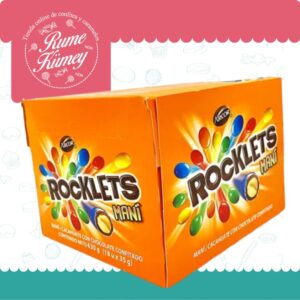 Rocklets Maní de Arcor - Envase Naranjo (caja con 18 uni)