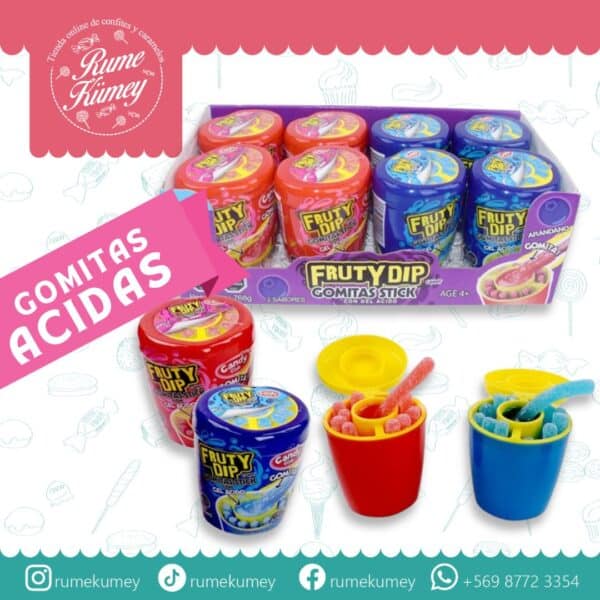 comprar gomitas fruty dip