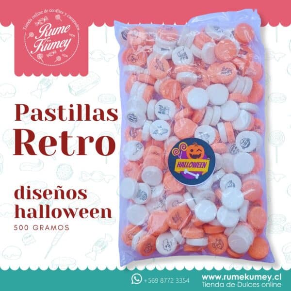 pastillas retro halloween 500 gr