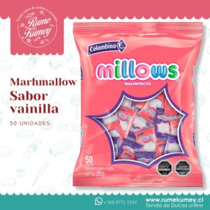 blanditas malvas de colombina. dulces de halloween sabor vainilla