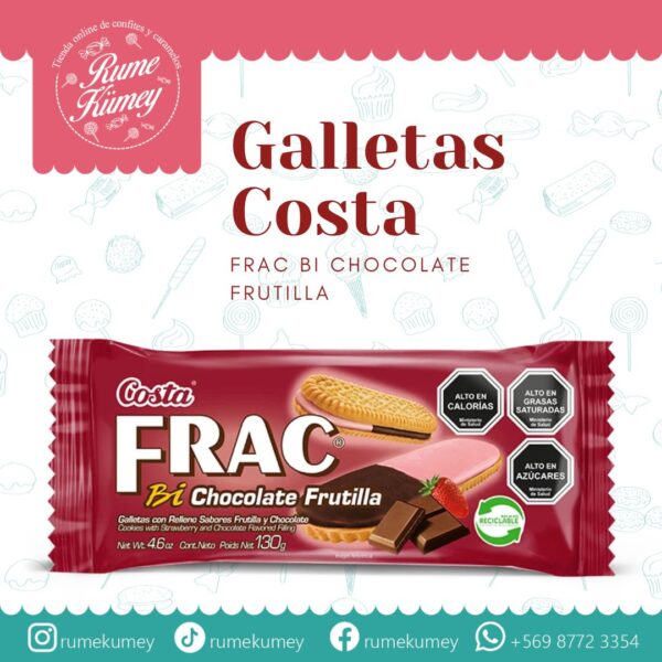 frac bi chocolate frutilla de costa