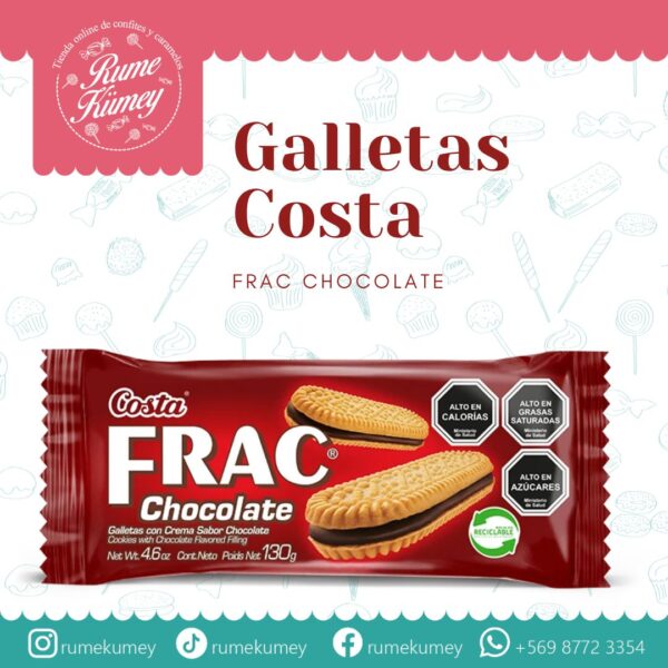 galleta frac de chocolate