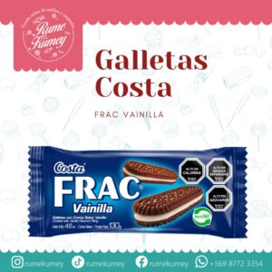 galleta frac de vainilla de costa