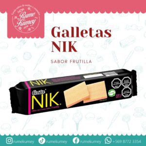 galletas nik frutilla