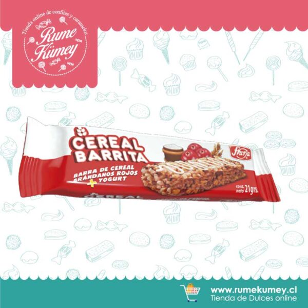Cereal Barrita Frutos Rojos