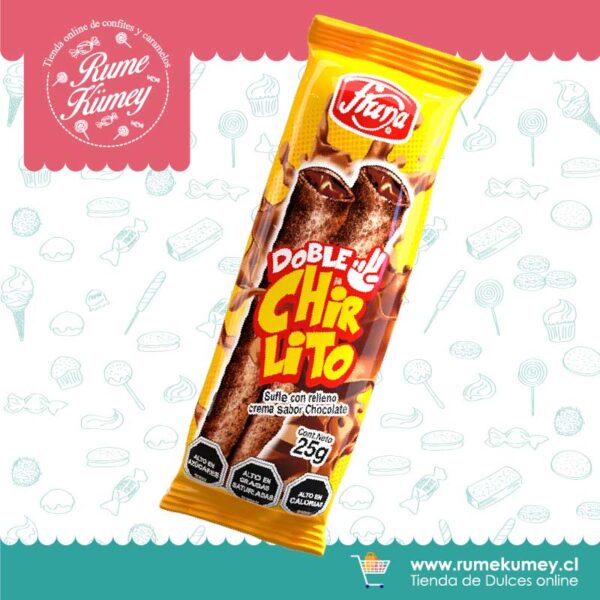 Doble Chirlito Chocolate 25g