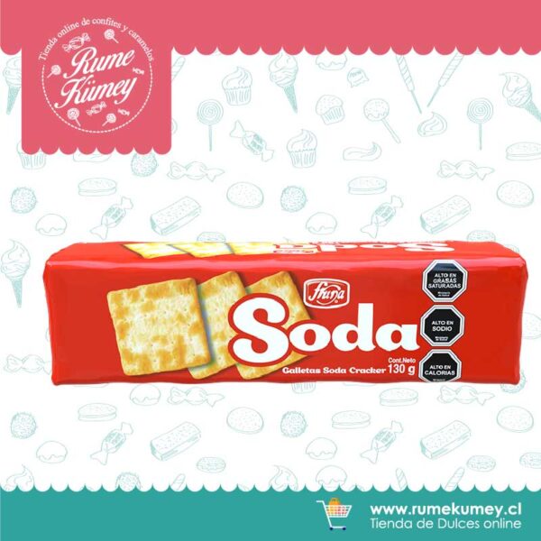 Galleta Soda Cracker Fruna 130 Grs