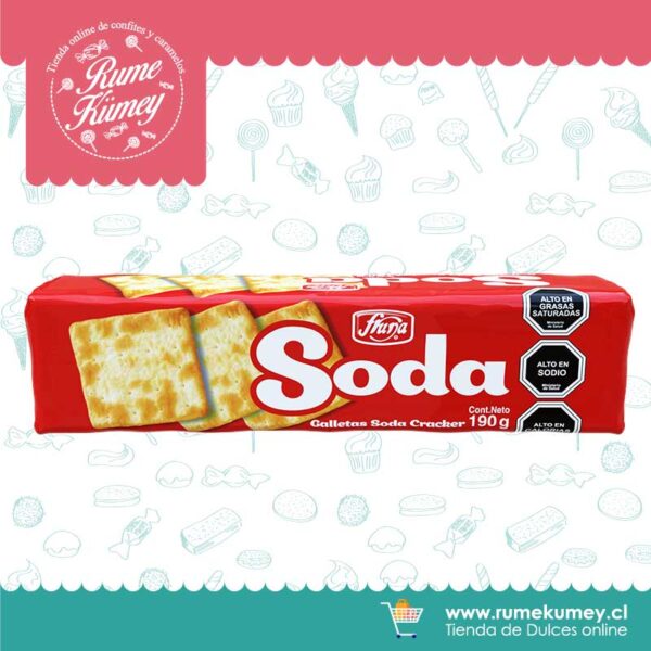 Galleta Soda Cracker Fruna 190 Grs
