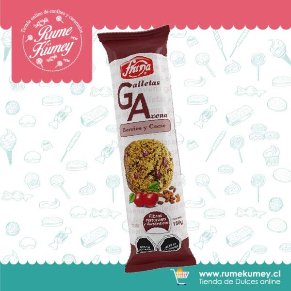 Galletas Avena Berrie Cacao 180g