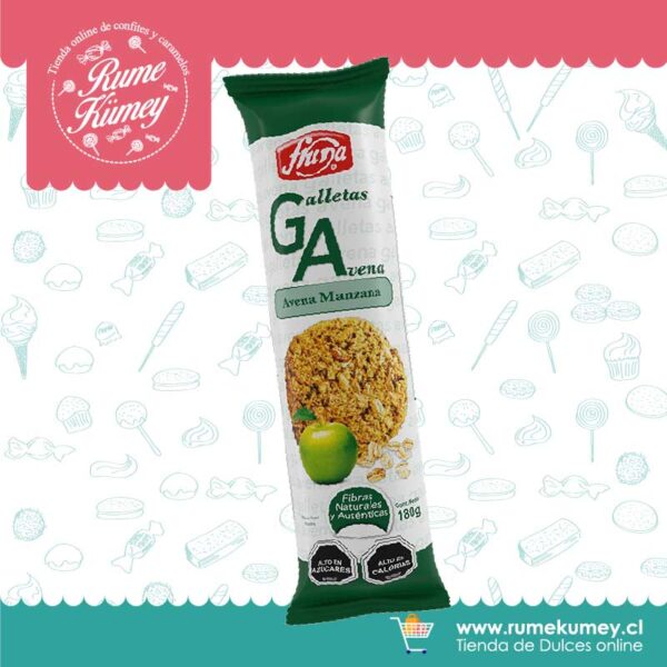 Galletas Avena Manzana 180g