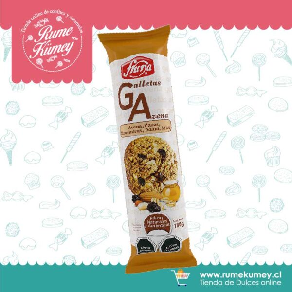 Galletas Avena Pasas 180g