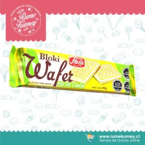Oblea Bloki Wafer Pie Limón Fruna 80 g