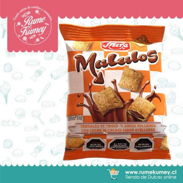 Suflé Malulos Chocolate Fruna 35g