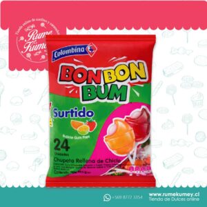 BONBONBUM SABORES SURTIDOS 24 UNIDADES