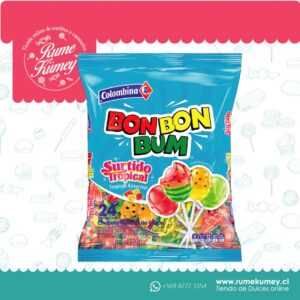 BONBONBUM SURTIDO TROPICAL 24 UNIDADES