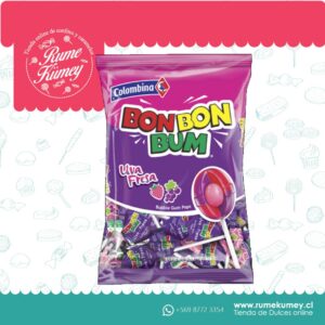 BONBONBUM UVA-FRESA 24 UNIDADES