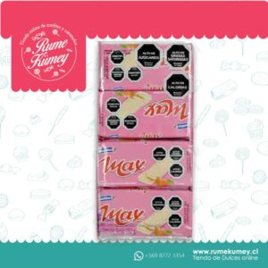 Galleta Max wafer fresa bolsa 8 paquetes