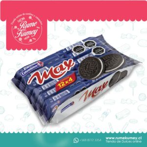 galleta max creamada 34 gramos x 12