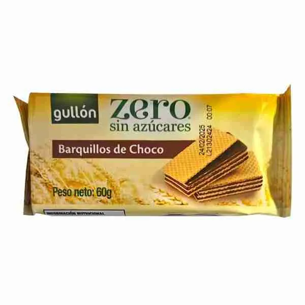 gullon zero barquillos de choco 60gr